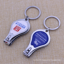 Promotion Metal Nail Clipper with Epoxy Sticker